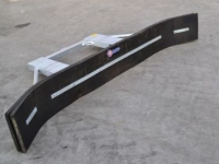 Rabot caoutchouc Qmac RSL320 Z Verzwaarde rubberschuif SHOVEL uitvoering Erfschuif / Modderschuif / Mestschuif / Sneeuwschuif