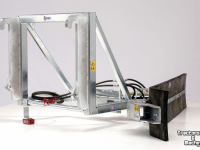 Rabot caoutchouc Qmac 270 HYDR SCHUIN + HOEK JCB Q-FIT