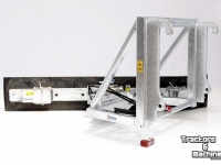 Rabot caoutchouc Qmac Modulo rubber voerschuiven JCB Q-fit aanbouw