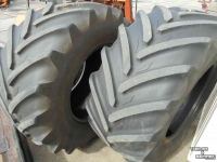 Roues, Pneus, Jantes, Barillets Jumelage Michelin 600/60R28 Xeobib losse banden trekkerbanden voorbanden tractorbanden