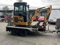 Mini pelleteuse Caterpillar 301.8 Next Gen incl aanhanger