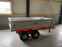 Benne agricole  Kipper mini compact tractor 2,5 ton Max tandemstel