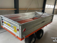 Benne agricole  Kipper mini compact tractor 2,5 ton Max tandemstel