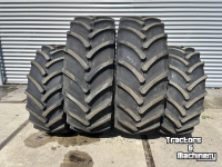Roues, Pneus, Jantes, Barillets Jumelage Mitas Set Mitas Banden 600/65R38 & 480/65R28 AC65 Vaste Velgen