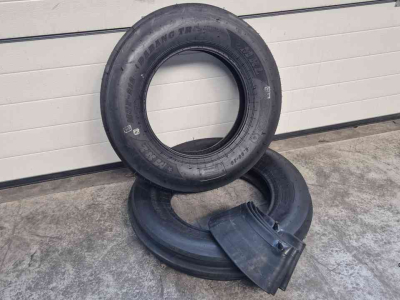 Roues, Pneus, Jantes, Barillets Jumelage  MRL 6.00-16 3 rib voorbanden met binnenband