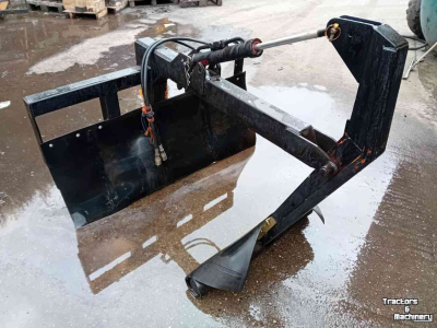 Pince à balle  Balenklem, Pakkenklem, boven-over, JCB aansluiting