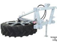 Pousse fourrage à pneu Qmac VOERBANDVEGER CAT2+EURO HYDR. L/R
