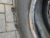 Roues, Pneus, Jantes, Barillets Jumelage BKT Set Agrimax RT765  380/70R28 35mm  480/70R38 45mm