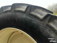 Roues, Pneus, Jantes, Barillets Jumelage Mitas set MITAS AS 65 480/65R28 en 600/65R38 ca 80% op velgen NewH T6.xxx/T7.xxx