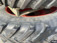 Roues, Pneus, Jantes, Barillets Jumelage Alliance 380/90R50 + 320/85R38