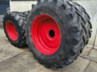 Roues, Pneus, Jantes, Barillets Jumelage Bridgestone 520/85R38 420/85R28