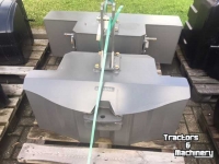 Poids frontaux  900 kg stalen frontgewicht gewichtenblok