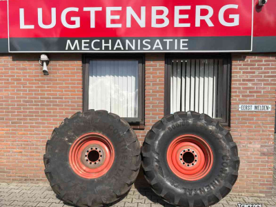 Roues, Pneus, Jantes, Barillets Jumelage Continental Continental/Mitas 500/85R24 banden, Claas combine diversen