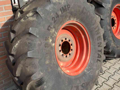 Roues, Pneus, Jantes, Barillets Jumelage Continental Continental/Mitas 500/85R24 banden, Claas combine diversen