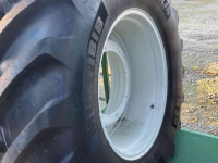 Roues, Pneus, Jantes, Barillets Jumelage Michelin 650-65R38 100% + 540-65R28 100% Multibib