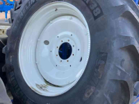 Roues, Pneus, Jantes, Barillets Jumelage Michelin 650-65R38 100% + 540-65R28 100% Multibib