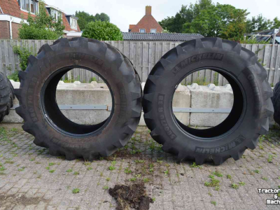 Roues, Pneus, Jantes, Barillets Jumelage Michelin 580/70r38