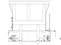 Épandeur de sciure pour des logettes Qmac ALLESSTROOIER / UNIVERSEELSTROOIER USE 120 - 1330L