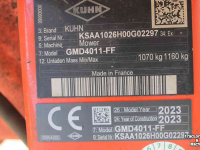 Faucheuse Kuhn GMD4011 schijvenmaaier met middenophanging Lift-Control maaimachine