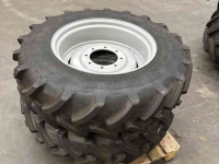 Roues, Pneus, Jantes, Barillets Jumelage Firestone 420/85R38 en 340/85R28 Firestone performer 85