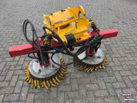 Désherbeuse à brosse rotative Kemp Dubbele onkruid borstel