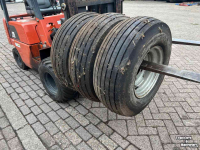 Roues, Pneus, Jantes, Barillets Jumelage Vredestein 11.00-60-15 incl. 6 gaats velg