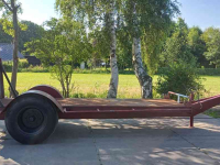 Remorque porte-machines Schuitemaker Oprijwagen heftruck mini kraan/ shovel