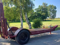Remorque porte-machines Schuitemaker Oprijwagen heftruck mini kraan/ shovel