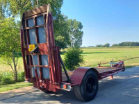 Remorque porte-machines Schuitemaker Oprijwagen heftruck mini kraan/ shovel