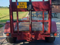 Remorque porte-machines Schuitemaker Oprijwagen heftruck mini kraan/ shovel