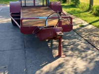 Remorque porte-machines Schuitemaker Oprijwagen heftruck mini kraan/ shovel