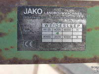 Aérateur de prairie Jako W200 weidesleep manegevlakker paardenbakvlakker baksleep
