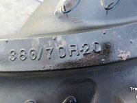 Roues, Pneus, Jantes, Barillets Jumelage BKT 380/70R20