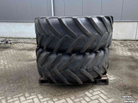 Roues, Pneus, Jantes, Barillets Jumelage Michelin 710/70 R 38