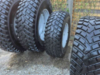 Roues, Pneus, Jantes, Barillets Jumelage BKT 400/80R24 en 480/80R34