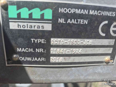 Pousse fourrage à pneu Holaras Octo-1500-jcb