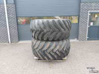Roues, Pneus, Jantes, Barillets Jumelage John Deere 800/65 R32 wielen  Grote ZF Steek