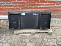 Godets chargeur Qmac Qmac Grondbak mini 120cm. laadbak evt. met ander aanbouwdelen