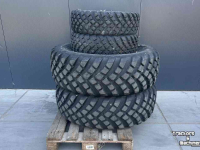 Roues, Pneus, Jantes, Barillets Jumelage Galaxy 360/70R24 + 200/70R16