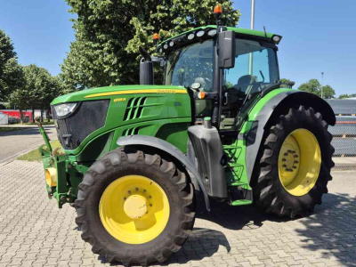Tracteur John Deere 6195R AP, 40Km/h, Lucht, Fronthef/PTO, AT-Ready, TLS, HCS.
