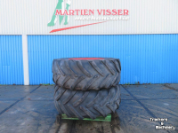 Roues, Pneus, Jantes, Barillets Jumelage Fendt 2x650/75R38 MICHELIN Fendt 10 gaats 60%