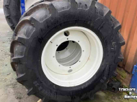Roues, Pneus, Jantes, Barillets Jumelage Vredestein 650/65R38 + 540/65R28 100% Traxion 65