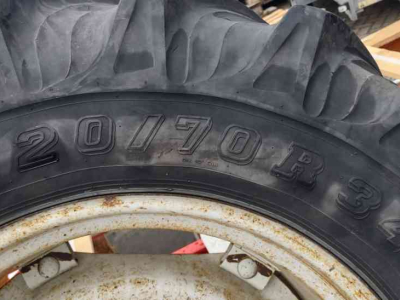 Roues, Pneus, Jantes, Barillets Jumelage Pirelli 14.9R24