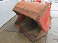 Coupe-blocs d'ensilage Redrock Allround 177 (180-85) kuilhapper met dichte bodem kuilgrijper