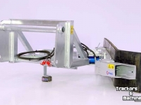 Rabots à lisier Qmac Modulo rubber yard scraper 300cm hookup Manitou