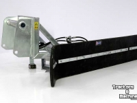 Rabots à lisier Qmac Modulo rubber yard scraper 300cm hookup Manitou