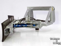 Rabots à lisier Qmac Modulo rubber yard scraper 300cm hookup Manitou