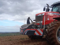 Poids frontaux Massey Ferguson trekkerbumper + frontgewicht  (tractorbumper / Unterfahrschutz)