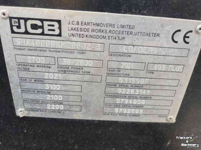 Chargeuse sur pneus JCB 403 plus