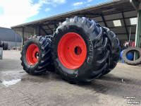 Roues, Pneus, Jantes, Barillets Jumelage Michelin 600/65R28 710/70R38
